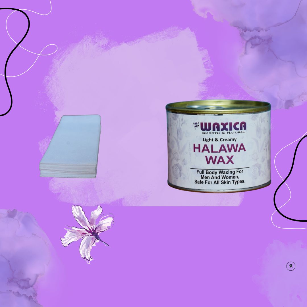 Waxica Halawa Wax + Strips Bundle – Your Complete Hair Removal Kit